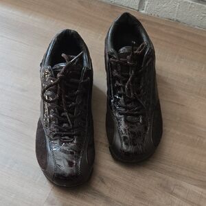 Womens Brown Leather Shoes